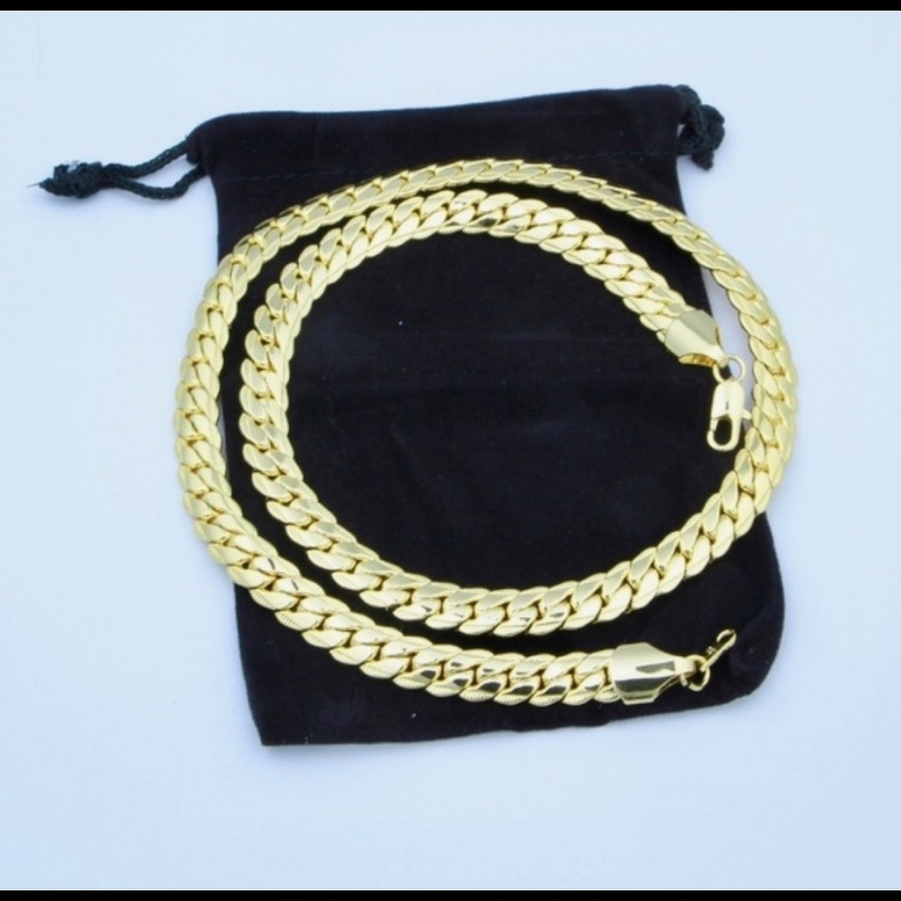 "David" 18K Real Gold Plated Necklace